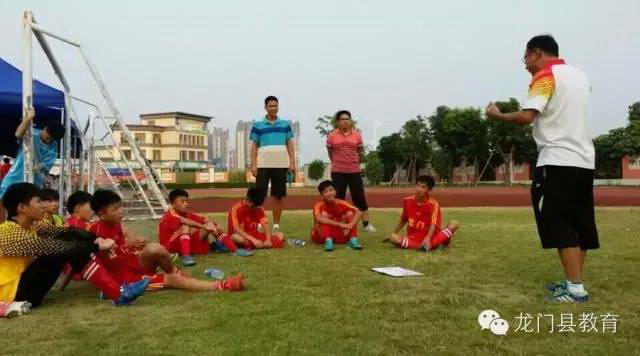 我县龙田中学足球队代表惠州参赛省长杯获佳